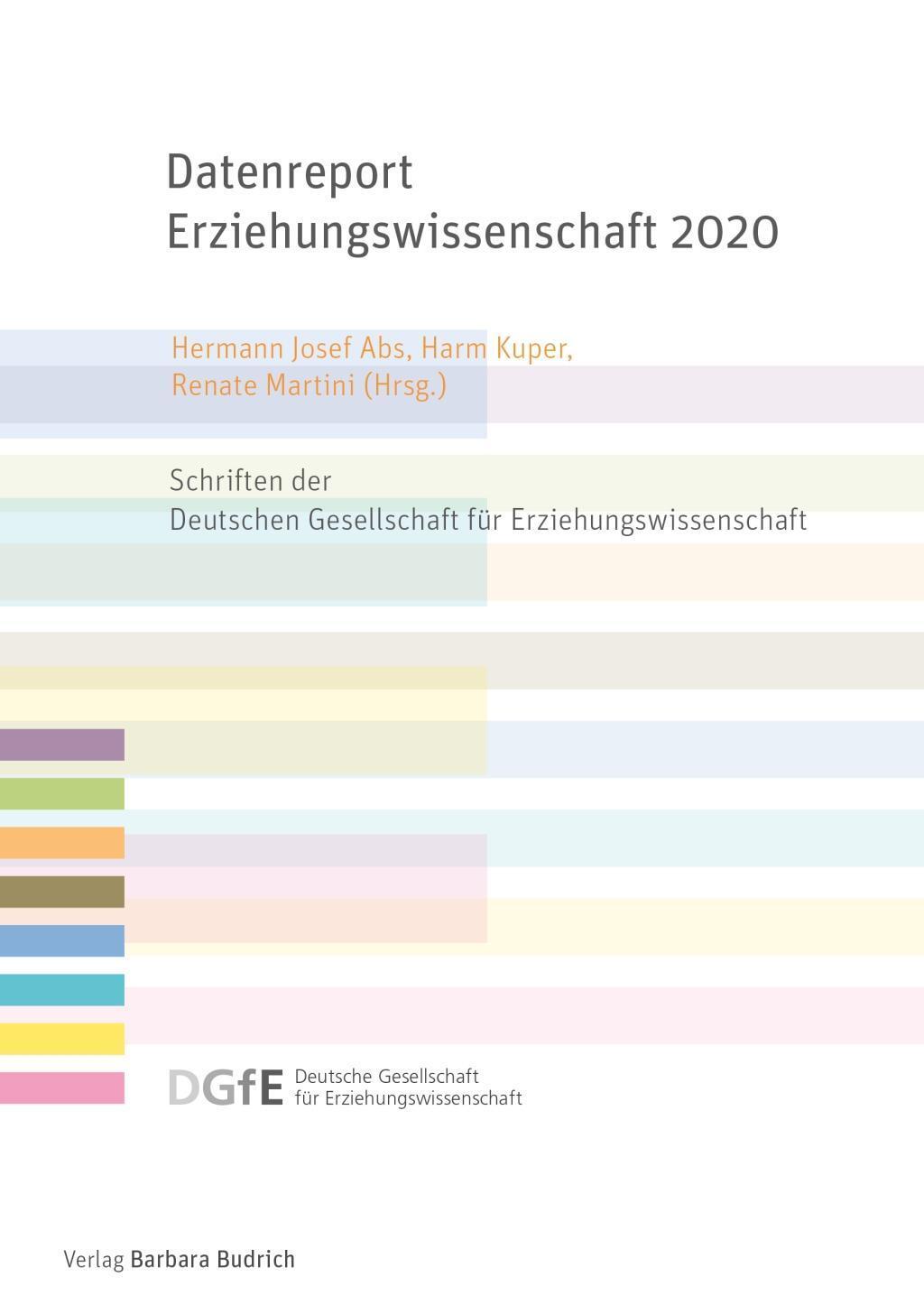 Cover: 9783847424192 | Datenreport Erziehungswissenschaft 2020 | Taschenbuch | 216 S. | 2020