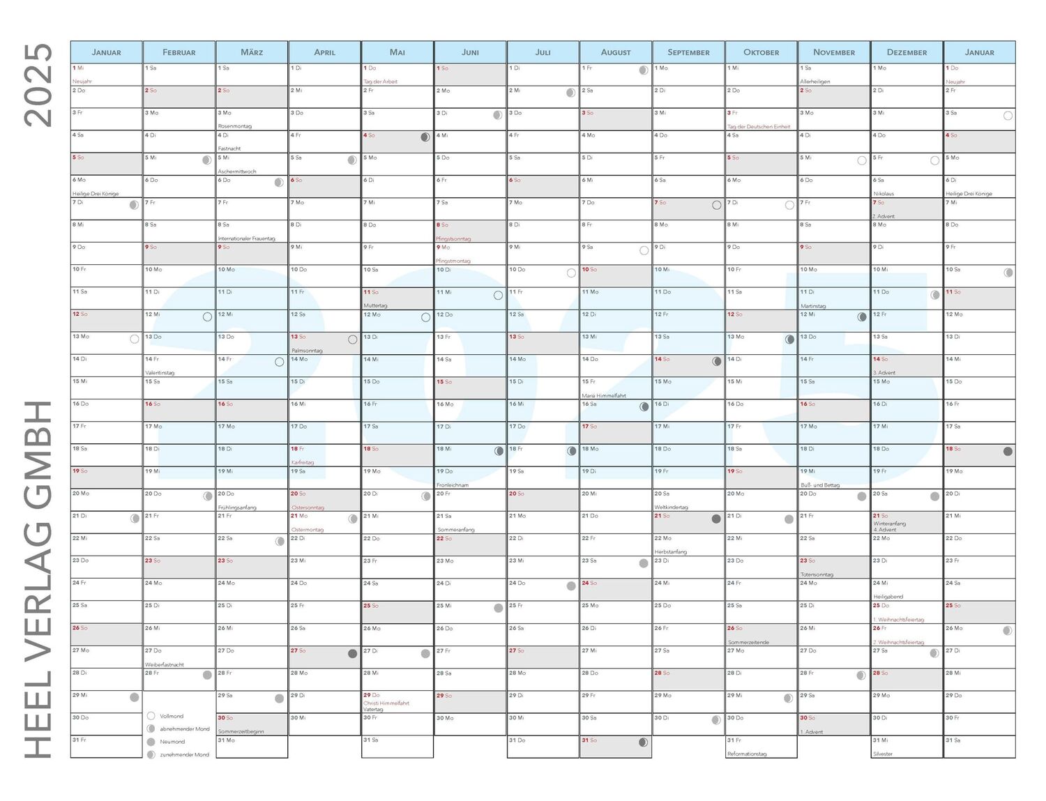 Bild: 9783966648561 | Mein Literarischer Katzenkalender 2025 Wandkalender | Kalender | 14 S.