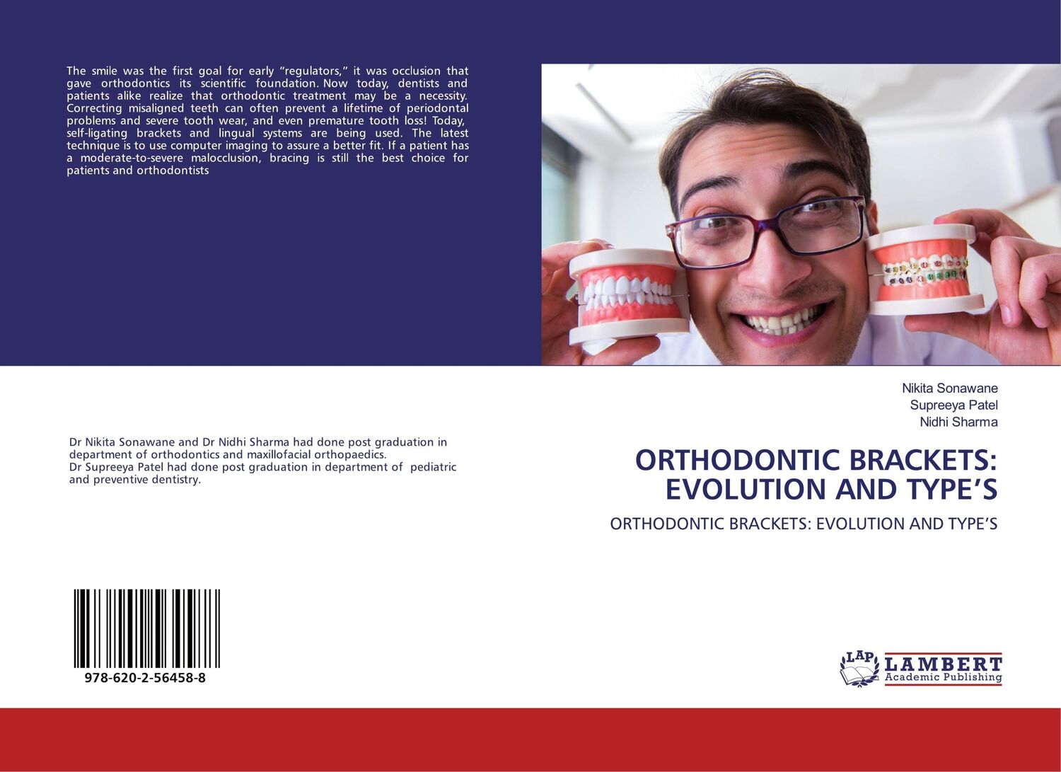 Cover: 9786202564588 | Orthodontic Brackets | Evolution and Type¿s | Nikita Sonawane (u. a.)