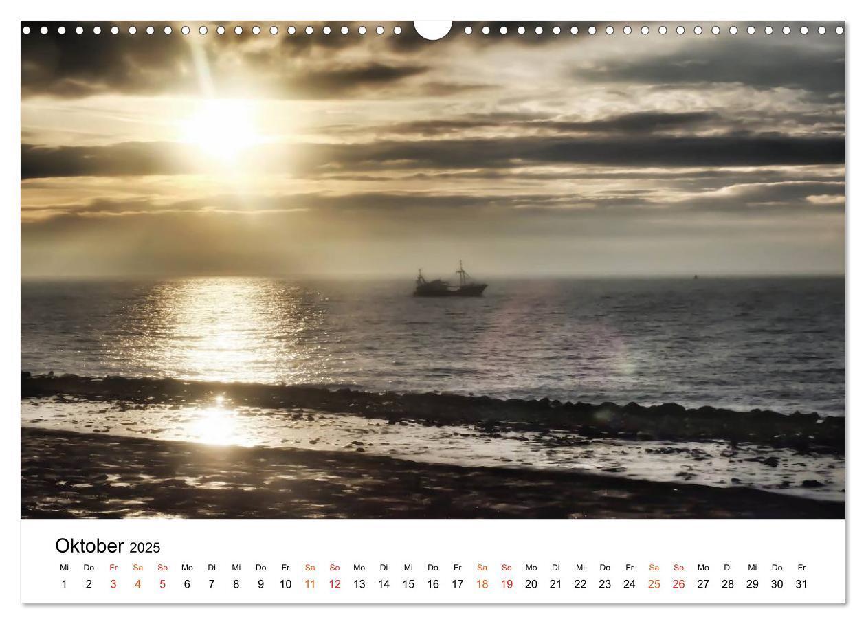 Bild: 9783435510047 | Wieder an der Nordsee (Wandkalender 2025 DIN A3 quer), CALVENDO...