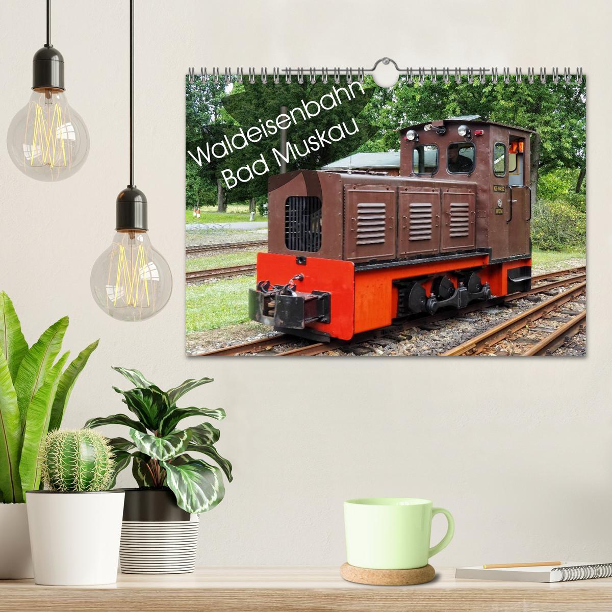 Bild: 9783435572823 | Waldeisenbahn Bad Muskau (Wandkalender 2025 DIN A4 quer), CALVENDO...