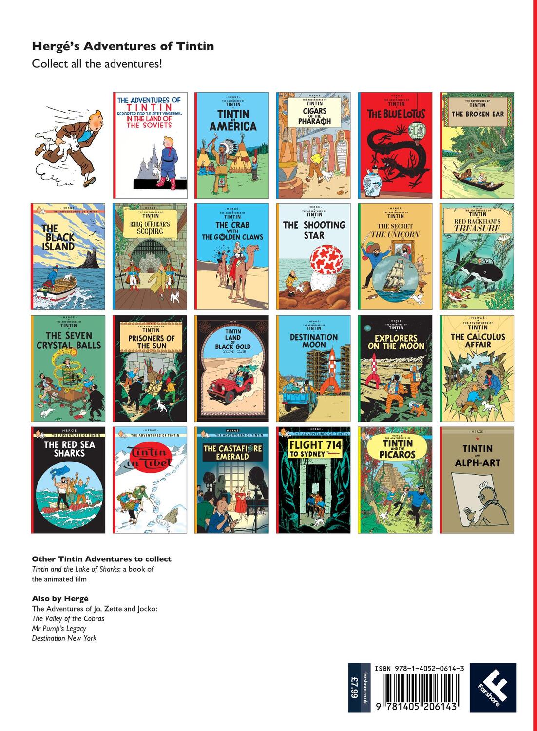 Rückseite: 9781405206143 | Tintin in America | Herge | Taschenbuch | 62 S. | Englisch | 2012