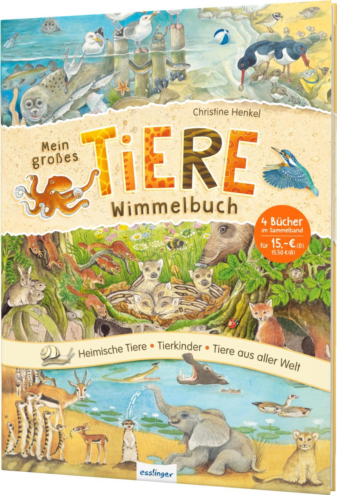 Cover: 9783480237081 | Mein großes Tiere-Wimmelbuch | Christine Henkel | Buch | 72 S. | 2021