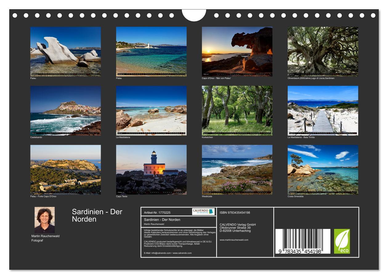 Bild: 9783435454198 | Sardinien - Der Norden (Wandkalender 2025 DIN A4 quer), CALVENDO...