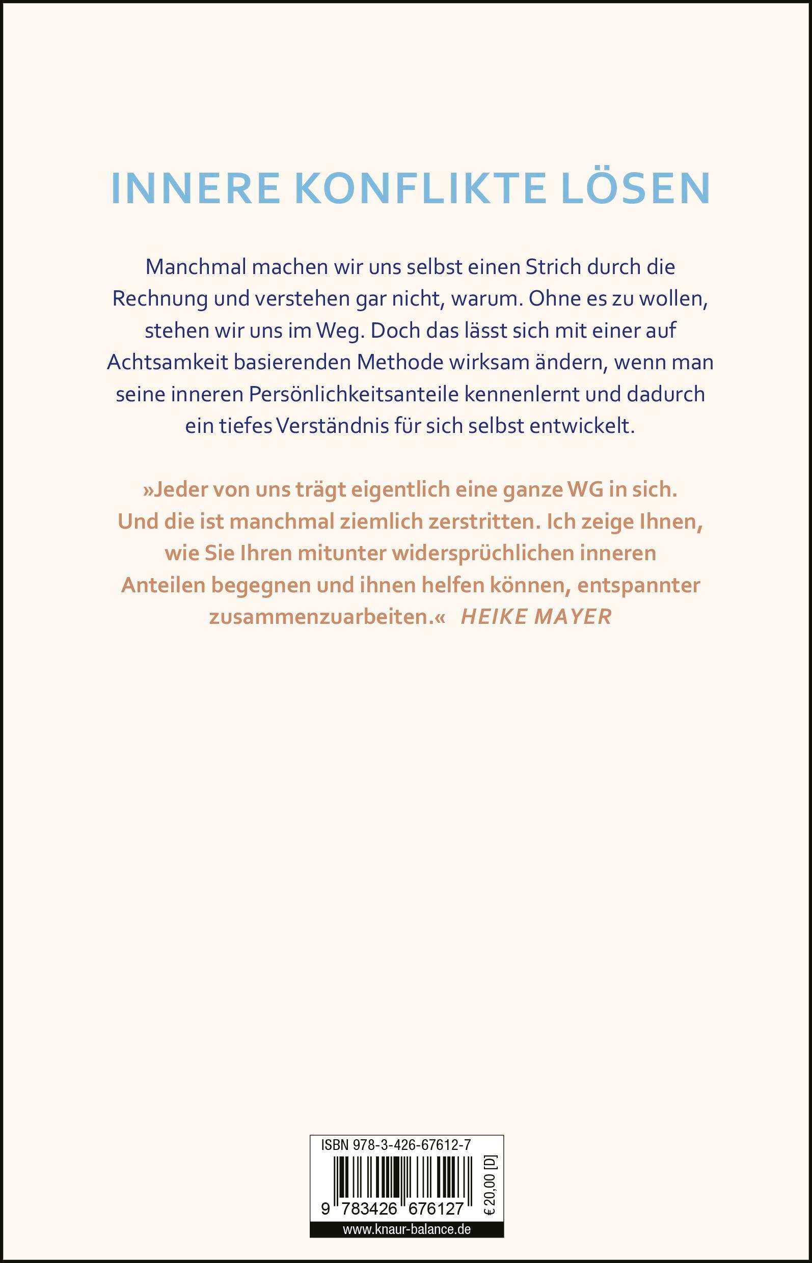 Rückseite: 9783426676127 | Ich steh mir selbst nicht mehr im Weg | Heike Mayer | Taschenbuch