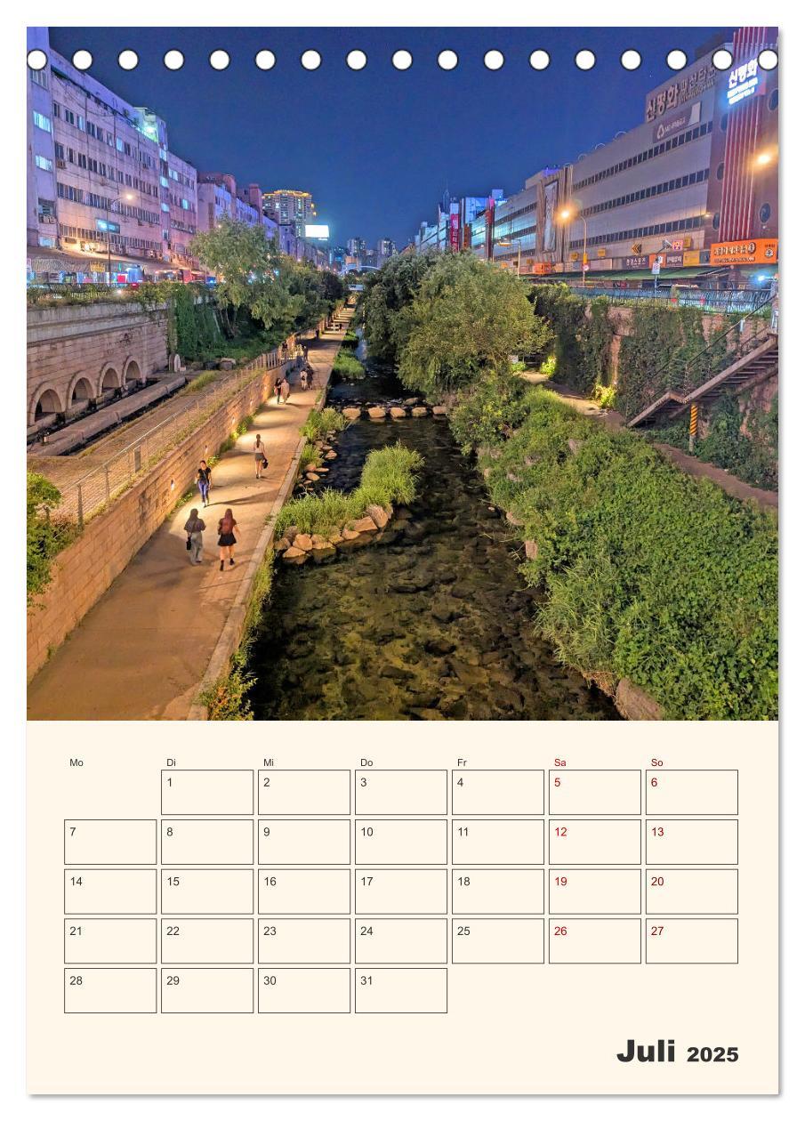 Bild: 9783457205358 | Entdecke Seoul (Tischkalender 2025 DIN A5 hoch), CALVENDO...