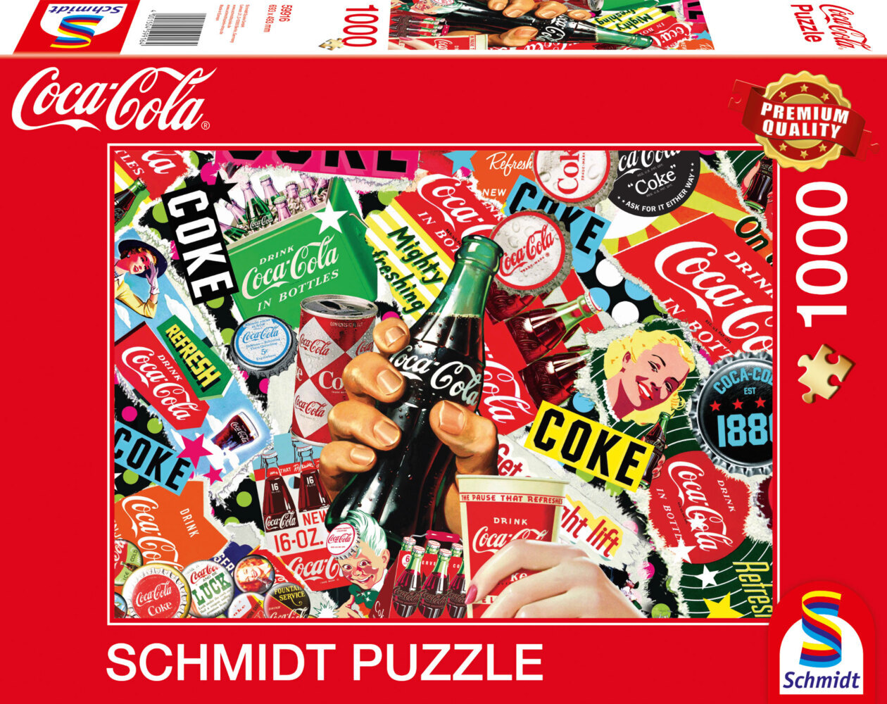 Cover: 4001504599164 | Coca Cola Motiv 4 (Puzzle) | Spiel | In Spielebox | 59916 | 2021