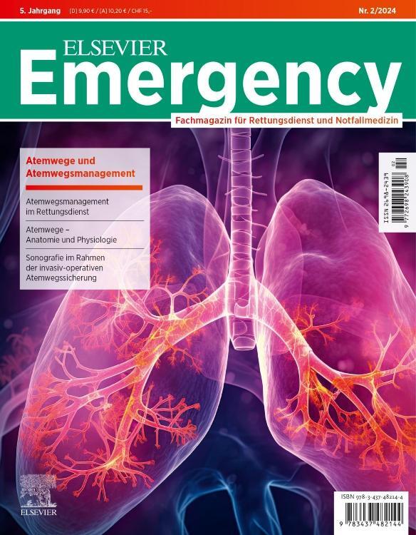 Cover: 9783437482144 | ELSEVIER Emergency. Atemwege und Atemwegsmanagement. 2/2024:...