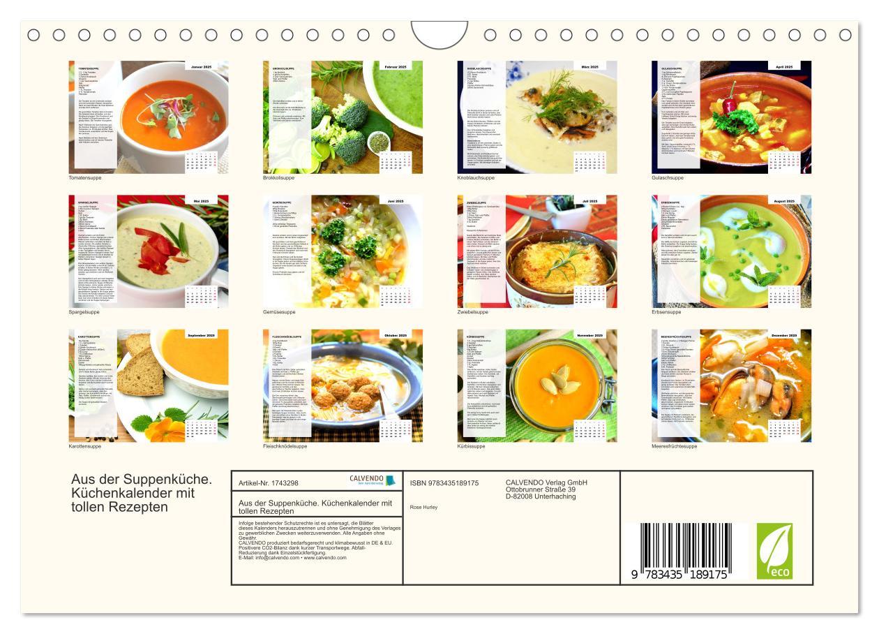 Bild: 9783435189175 | Aus der Suppenküche. Küchenkalender mit tollen Rezepten...