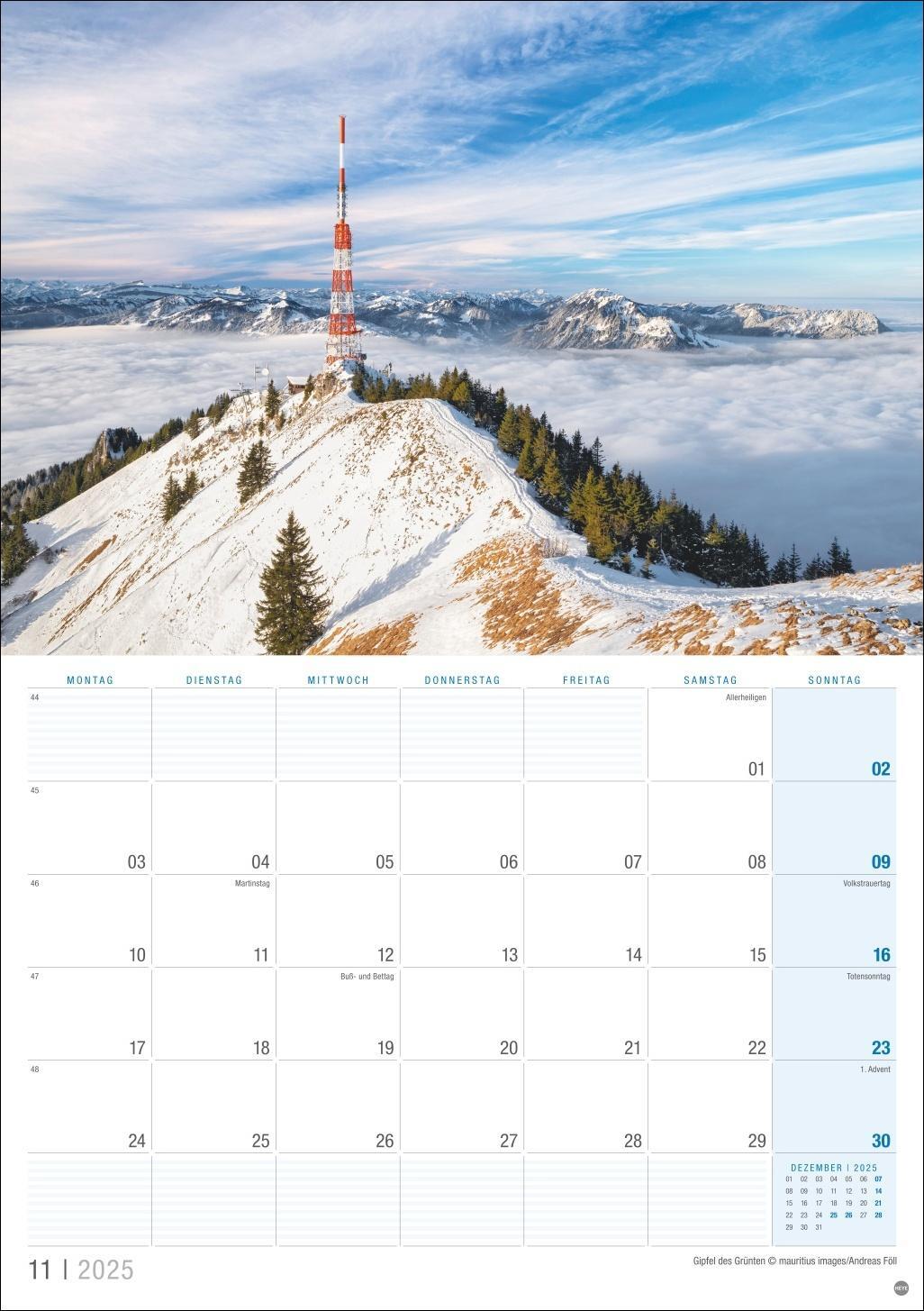 Bild: 9783756408351 | Allgäu Planer 2025 | Kalender | 13 S. | Deutsch | 2025 | Heye