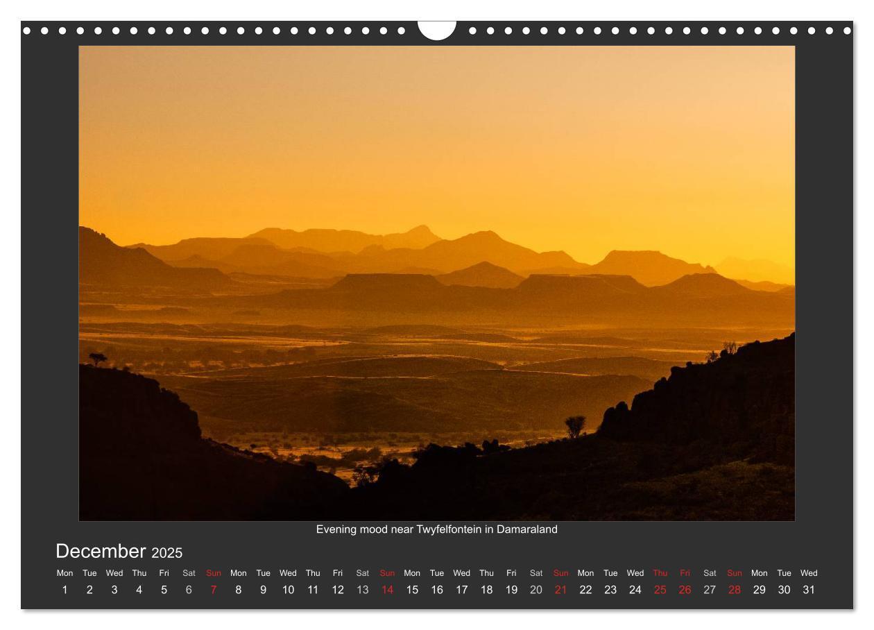 Bild: 9781325964277 | Namibia's Nature (Wall Calendar 2025 DIN A3 landscape), CALVENDO 12...