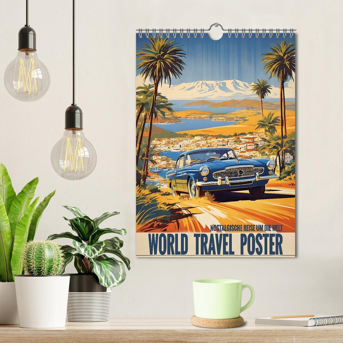 Bild: 9783383770630 | World Travel Poster - nostalgische Reise um die Welt (Wandkalender...