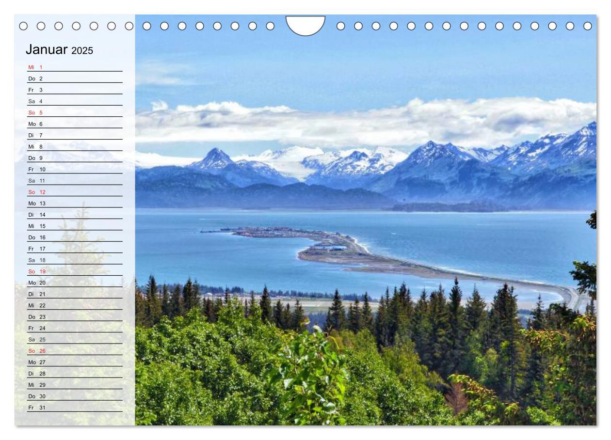 Bild: 9783435523610 | Alaska - Weites Land (Wandkalender 2025 DIN A4 quer), CALVENDO...