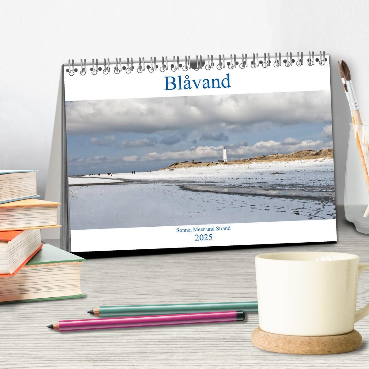 Bild: 9783435279760 | Blåvand - Sonne, Meer und Strand (Tischkalender 2025 DIN A5 quer),...