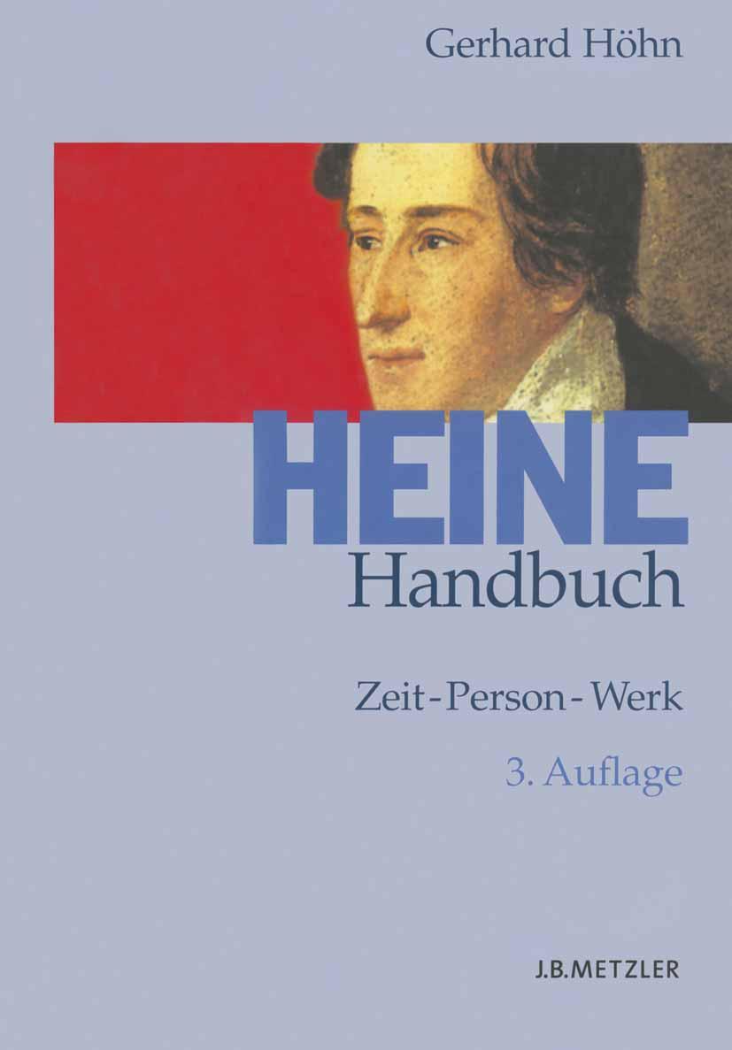 Cover: 9783476019653 | Heine-Handbuch | Zeit - Person - Werk | Gerhard Höhn | Buch | xvii