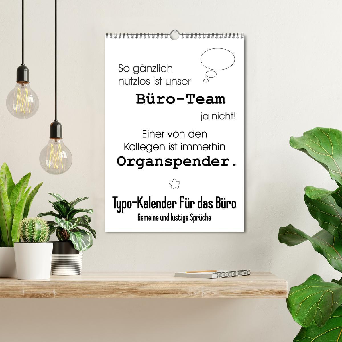 Bild: 9783435959075 | Typo-Kalender für das Büro. Gemeine und lustige Sprüche...