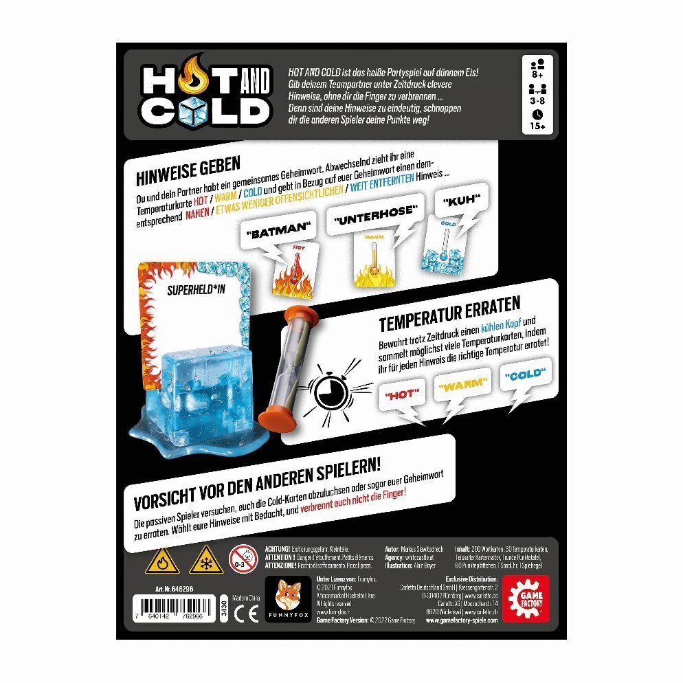 Bild: 7640142762966 | GAMEFACTORY - Hot and Cold | Gamefactory | Spiel | 646296 | Deutsch