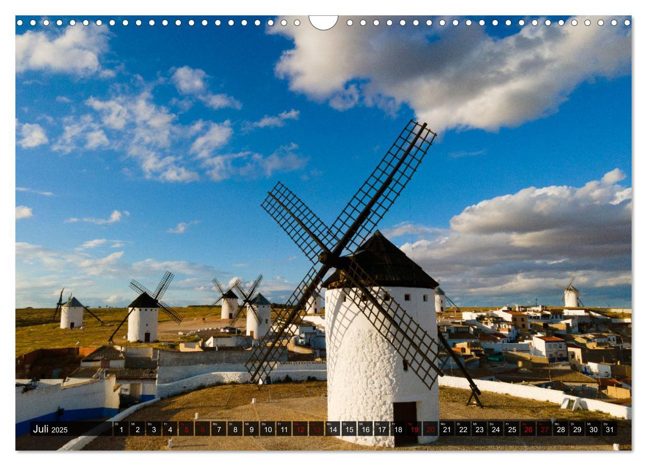 Bild: 9783457179819 | Windmühlen in La Mancha (Wandkalender 2025 DIN A3 quer), CALVENDO...