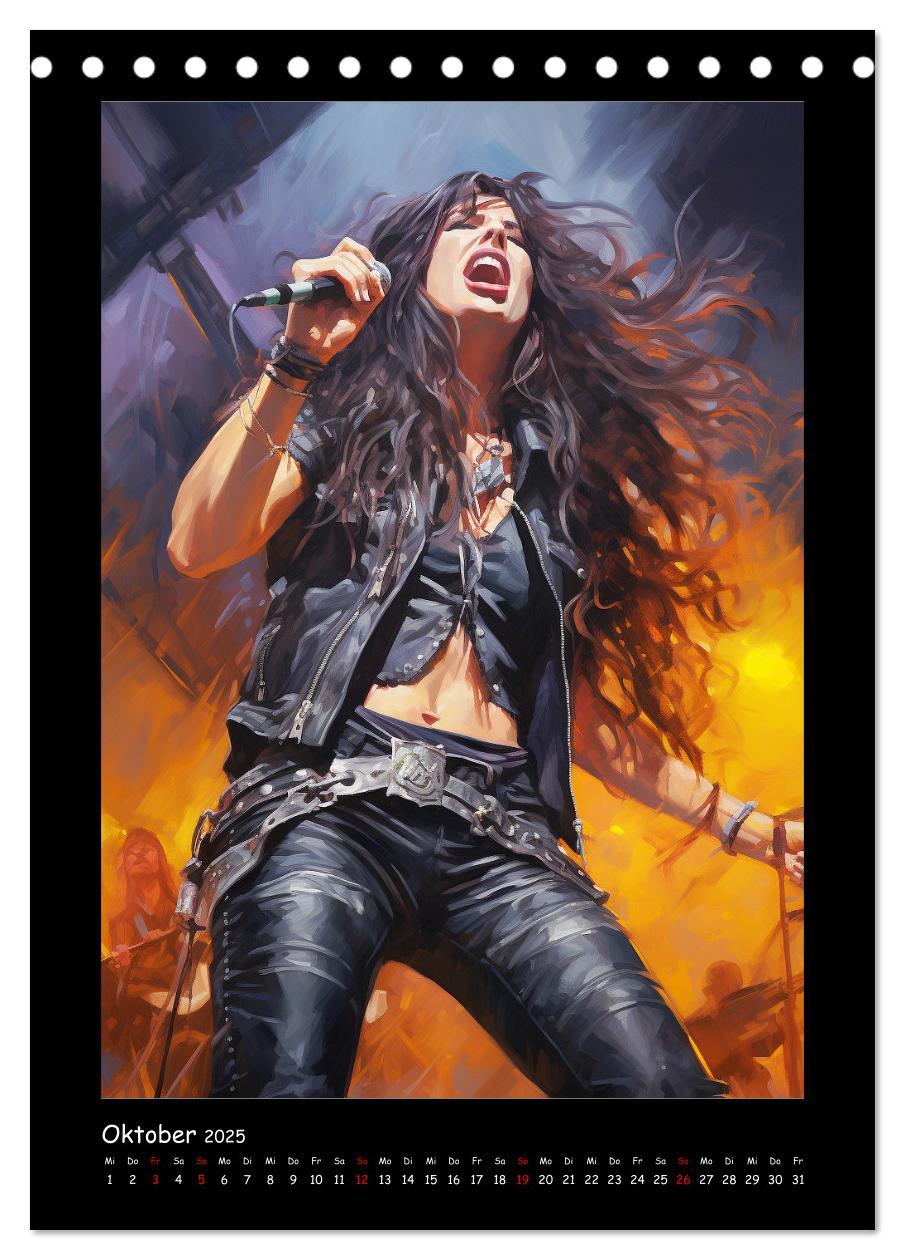 Bild: 9783435863976 | Heavy Metal-Queens. Wilde Rock- und Metal-Girl Paintings...