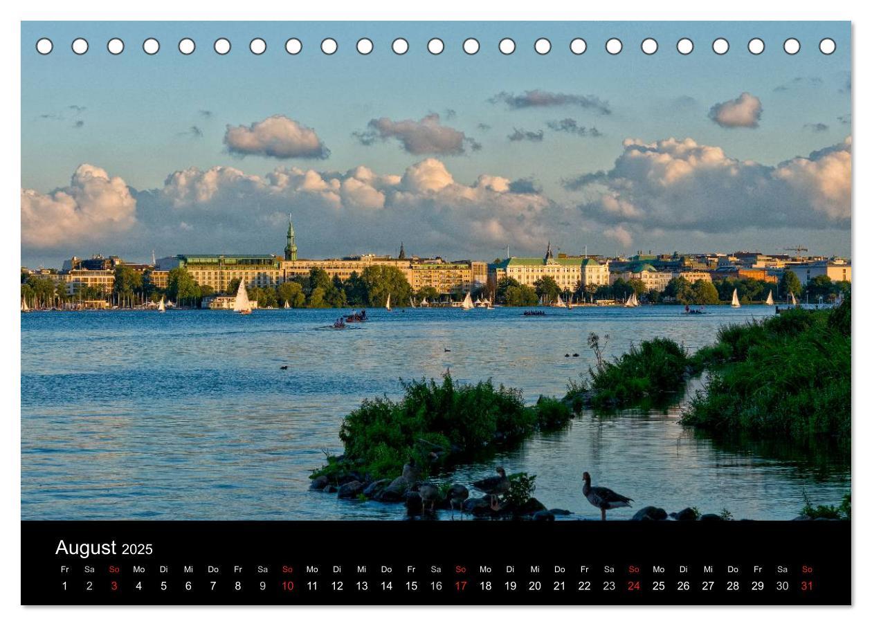 Bild: 9783435654970 | Charmantes Hamburg (Tischkalender 2025 DIN A5 quer), CALVENDO...