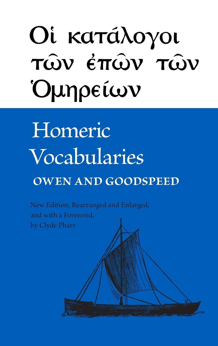 Cover: 9780806108285 | Homeric Vocabularies | William Bishop Homer (u. a.) | Taschenbuch