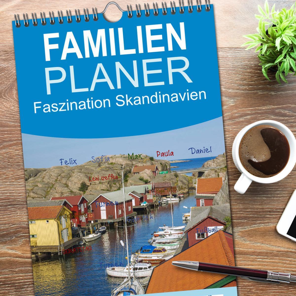 Bild: 9783457118085 | Familienplaner 2025 - Faszination Skandinavien mit 5 Spalten...