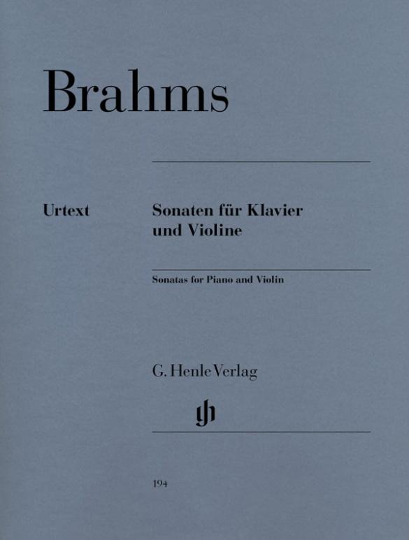 Cover: 9790201801940 | Violin Sonatas | Sonatas for Piano and Violin | Johannes Brahms | Buch