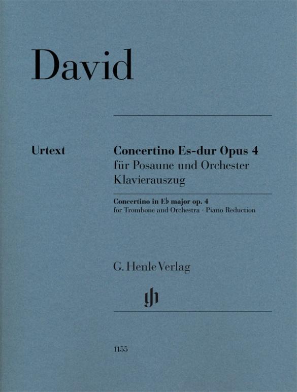 Cover: 9790201811550 | Ferdinand David - Concertino Es-dur op. 4 für Posaune und Orchester