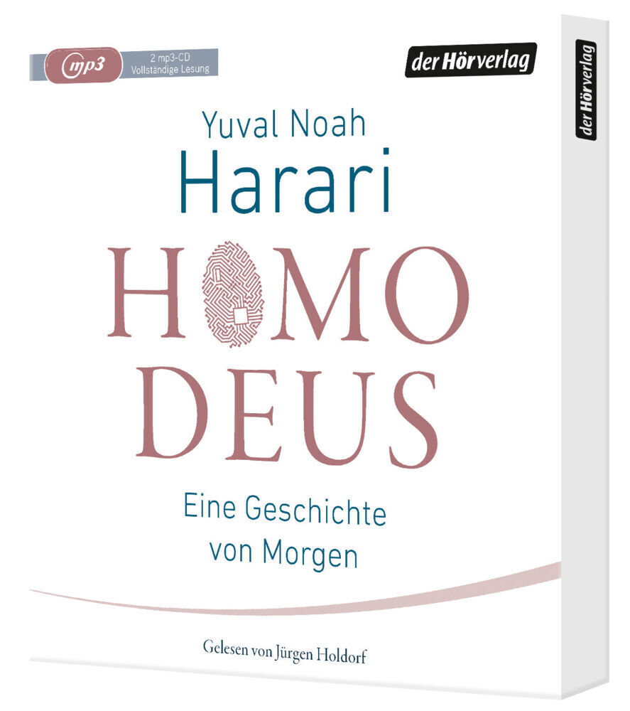 Bild: 9783844524550 | Homo Deus, 2 Audio-CD, 2 MP3 | Eine Geschichte von Morgen | Harari