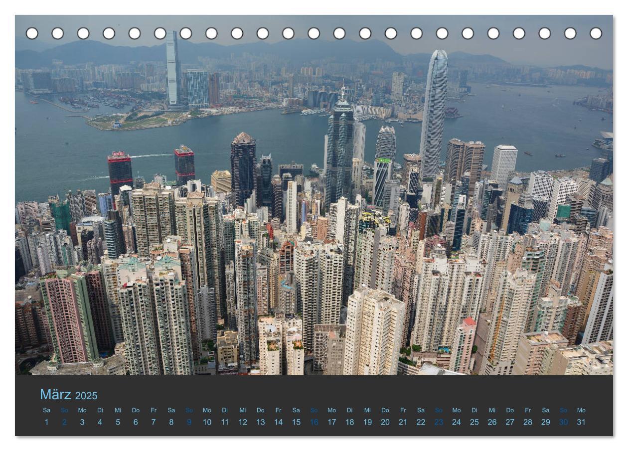 Bild: 9783435385874 | Hong Kong - Skylines (Tischkalender 2025 DIN A5 quer), CALVENDO...