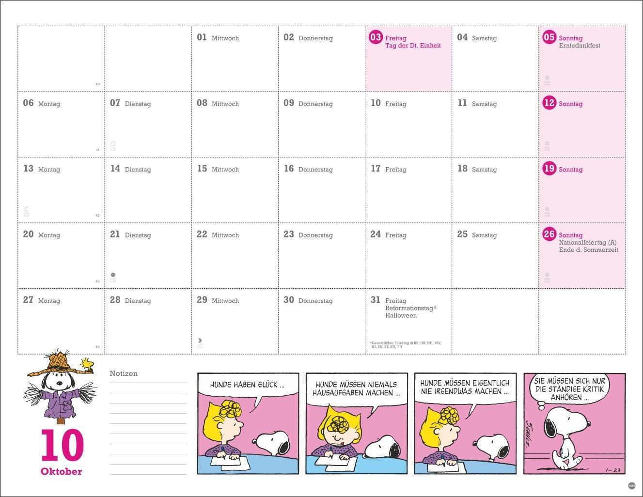 Bild: 9783756405244 | Peanuts Monatsplaner 2025 | Heye | Kalender | Spiralbindung | 15 S.