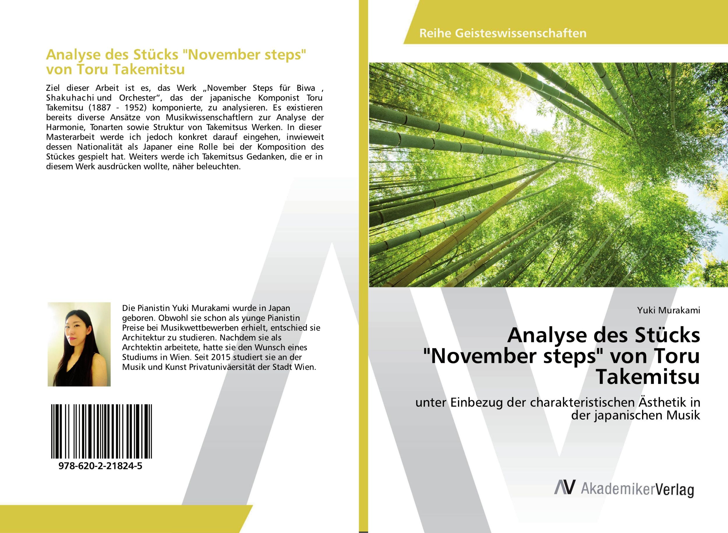 Cover: 9786202218245 | Analyse des Stücks "November steps" von Toru Takemitsu | Yuki Murakami