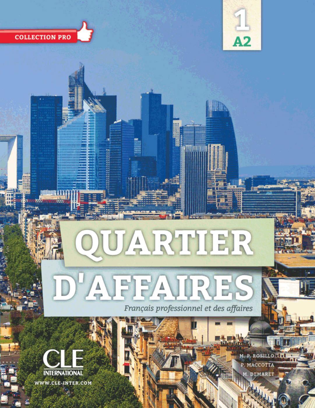 Cover: 9783125295834 | Quartier d'affaires 1. Livre de l'étudiant avec DVD-ROM audio et...