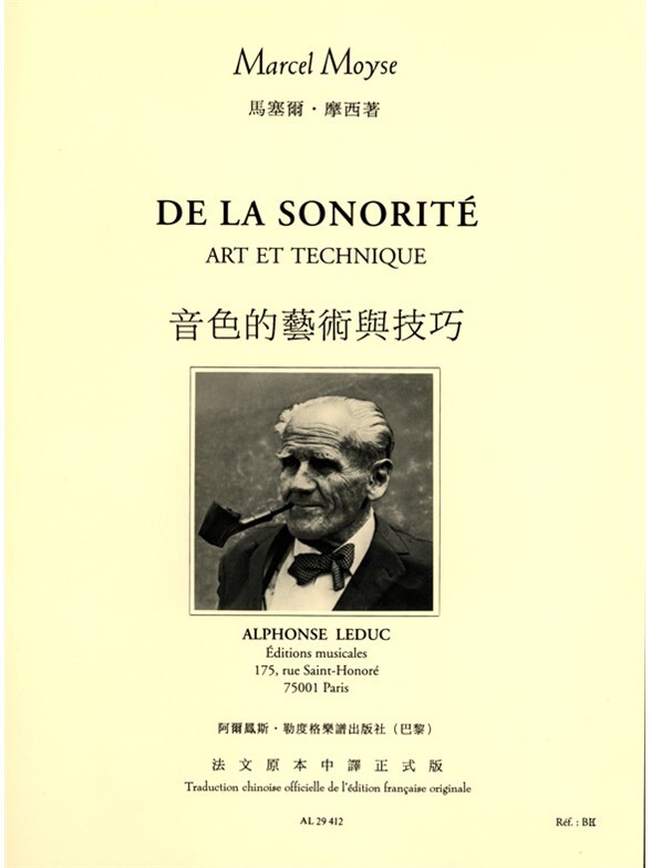 Cover: 9790046294129 | De la sonorité pour flûte (frz/jap) | Francais - Chinois | Moyse