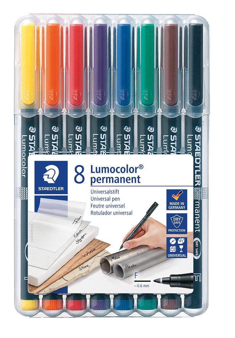 Cover: 4007817323694 | STAEDTLER Filzstifte Lumocolor® permanent pen 318 8er Set | 318 WP8