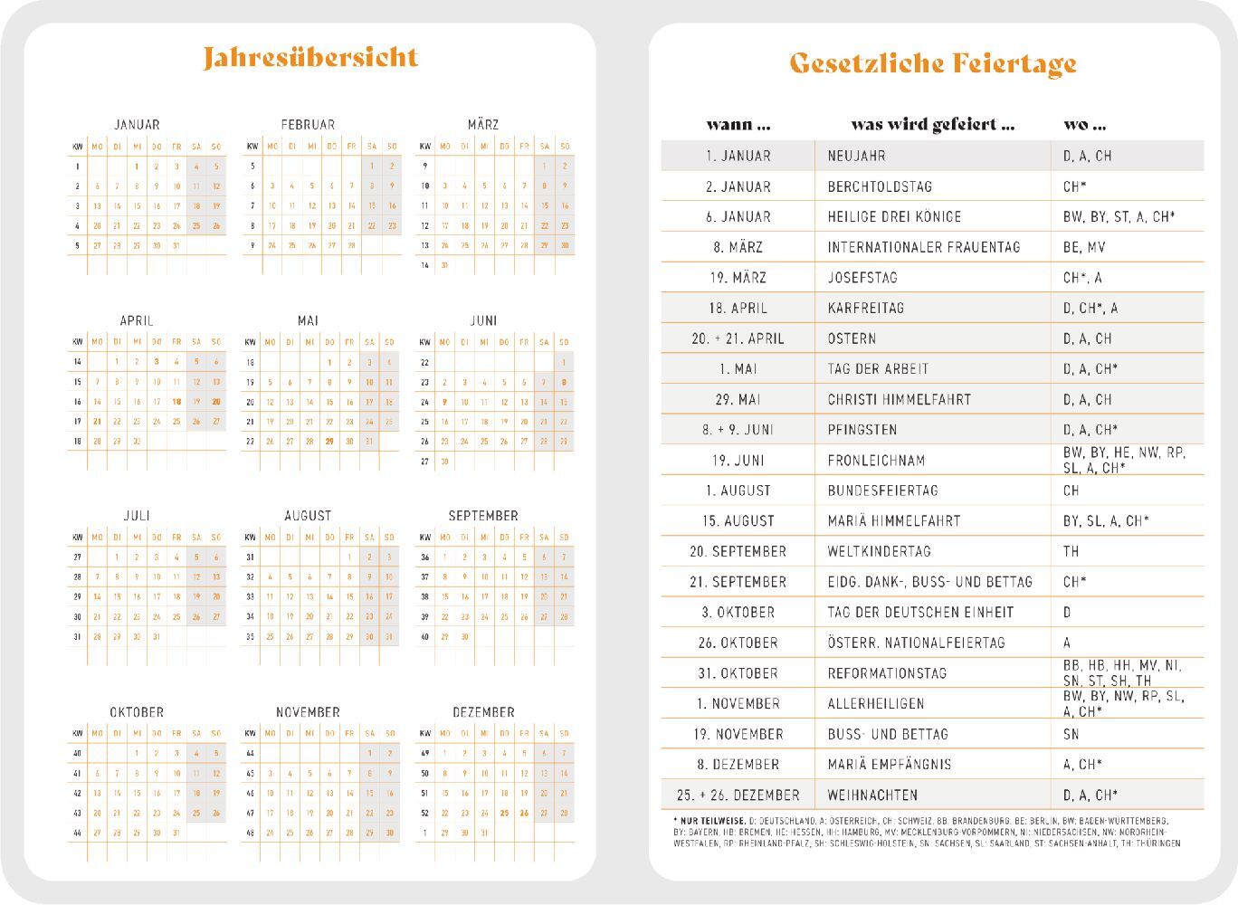 Bild: 4050003955285 | Großer Wochenkalender | Kalender | 112 S. | Deutsch | 2025