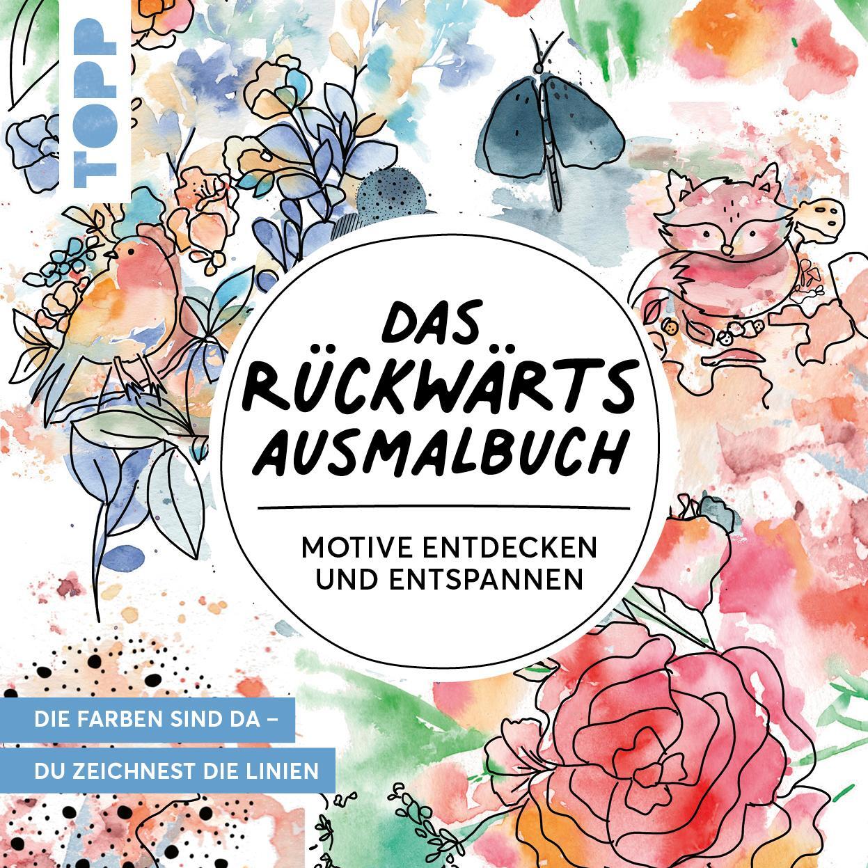 Cover: 9783772446818 | Das Rückwärts-Ausmalbuch | Motive entdecken und entspannen | Nied