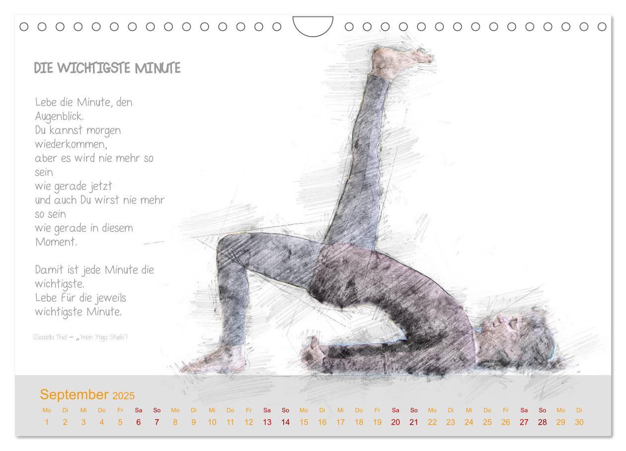 Bild: 9783435363605 | YOGA Inspirationen mit Texten zum Nachdenken (Wandkalender 2025 DIN...