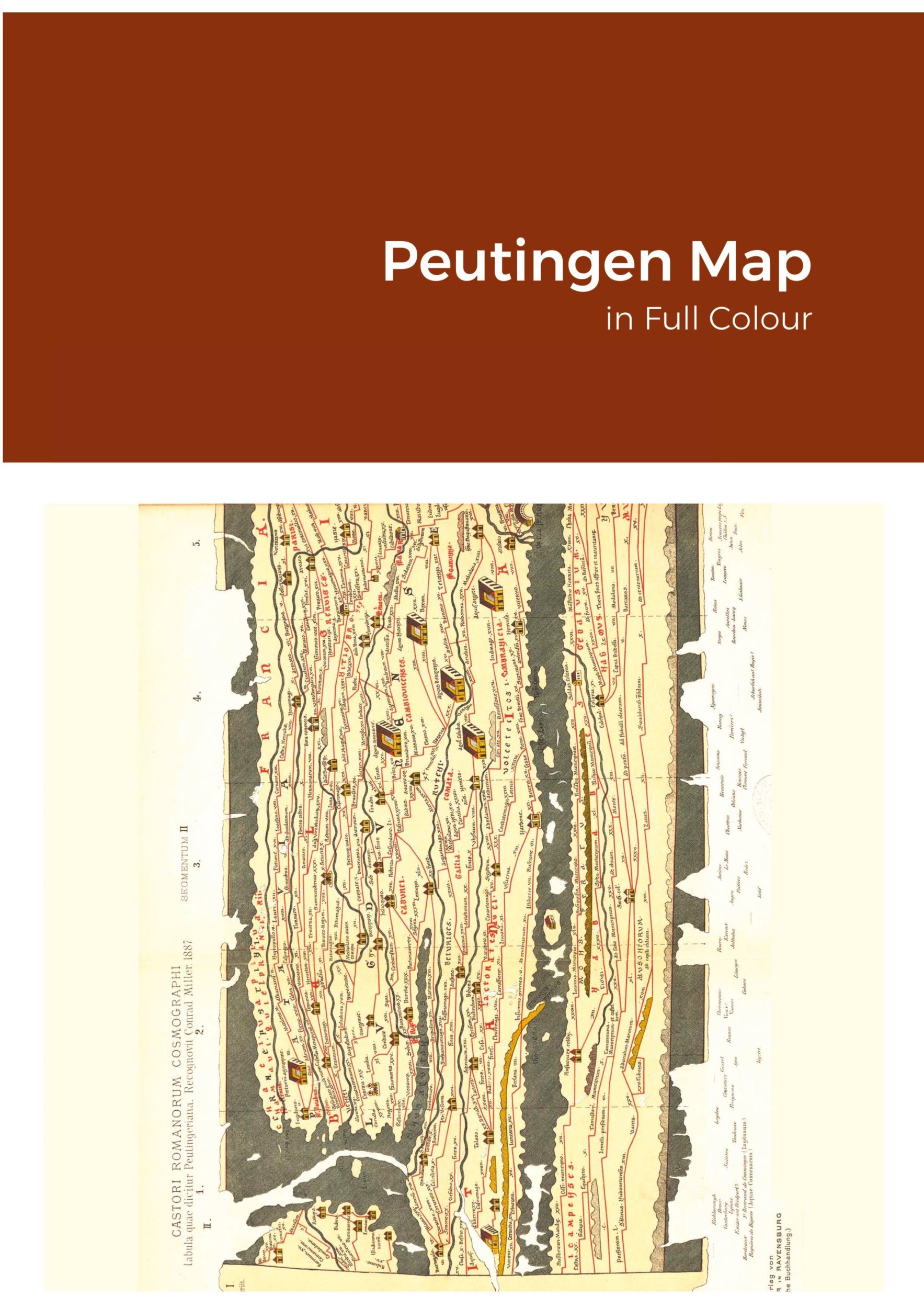 Cover: 9781291660616 | Peutingen Map | Peutingen Map | Taschenbuch | Englisch | 2021