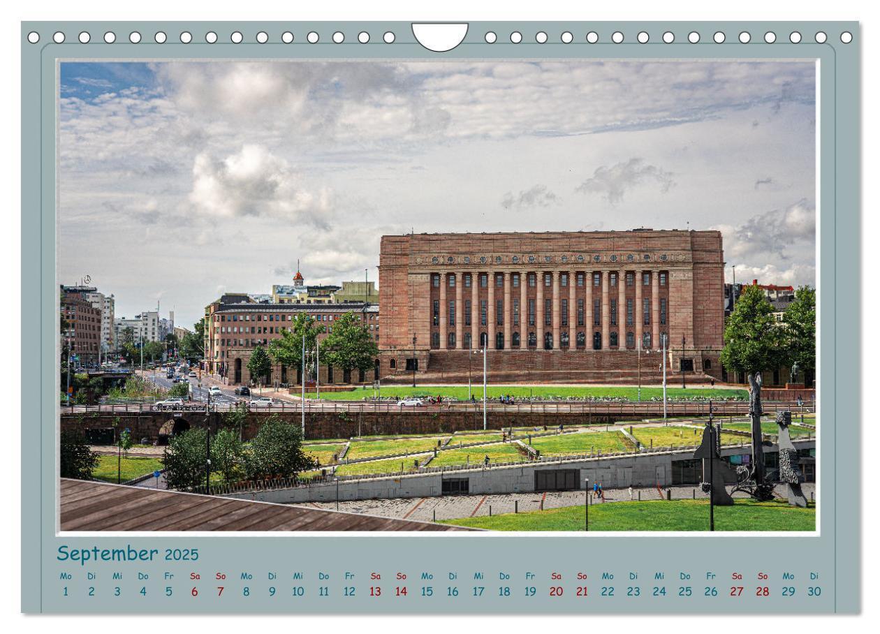 Bild: 9783383946219 | HELSINKI CITY (Wandkalender 2025 DIN A4 quer), CALVENDO Monatskalender