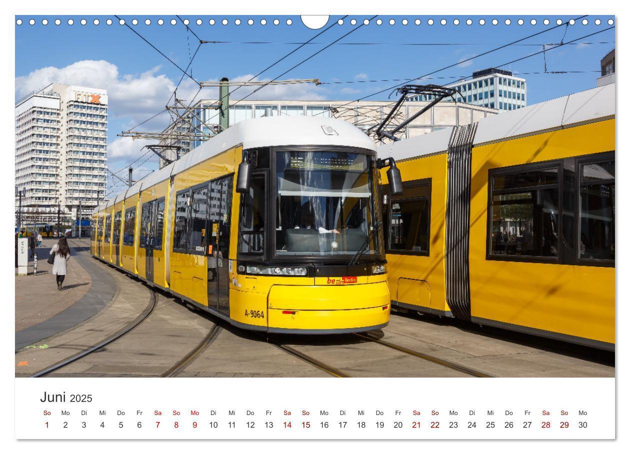 Bild: 9783435044580 | Trams und Straßenbahnen (Wandkalender 2025 DIN A3 quer), CALVENDO...