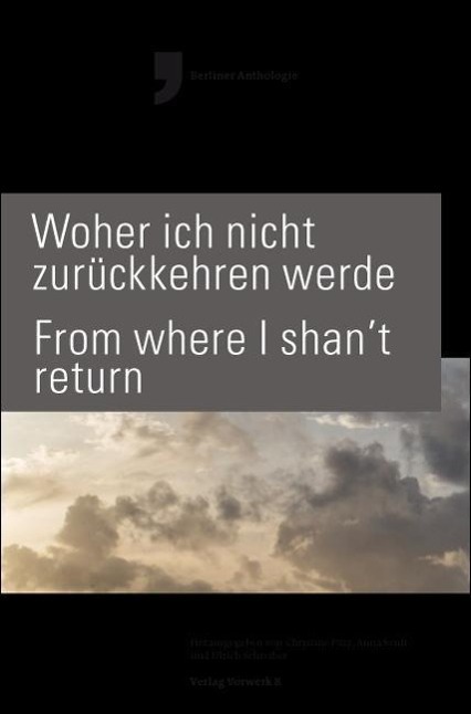 Cover: 9783940384799 | Woher ich nicht zurückkehren werde/From where I shan't return | Pütz