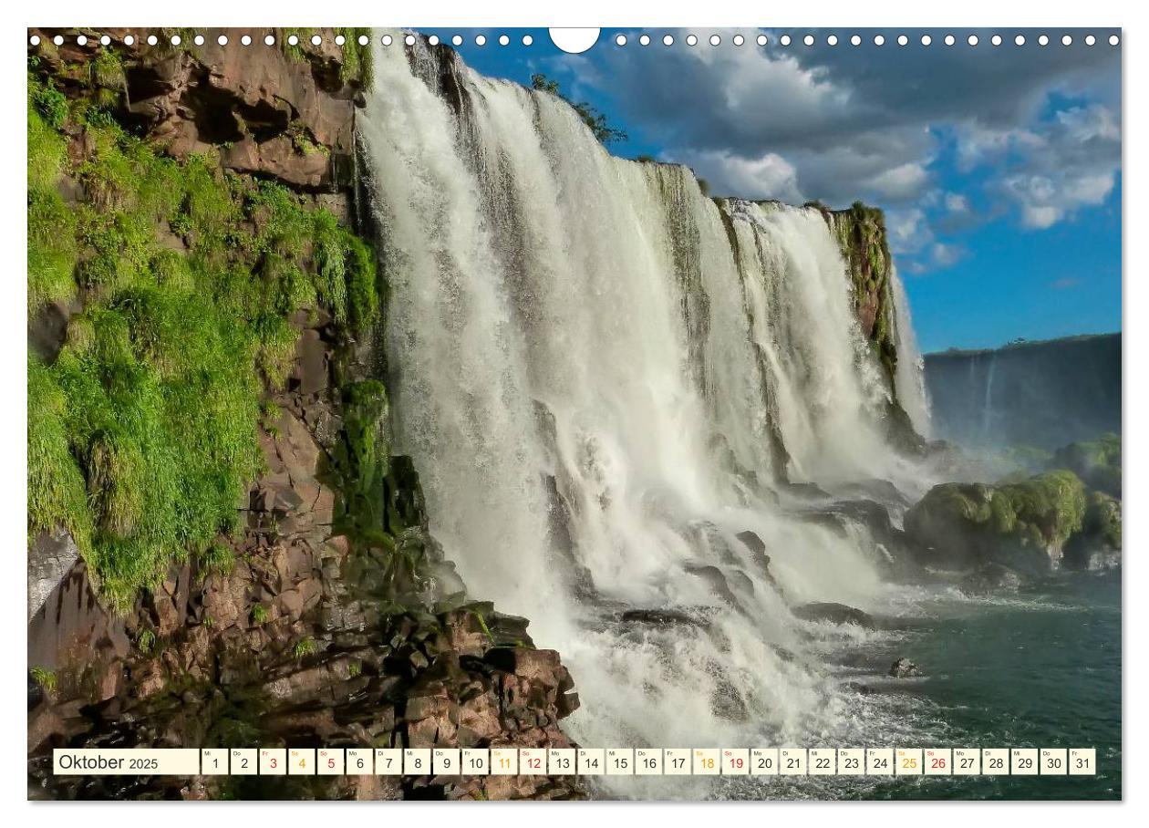 Bild: 9783435567652 | Iguazu Wasserfälle - Südamerika (Wandkalender 2025 DIN A3 quer),...