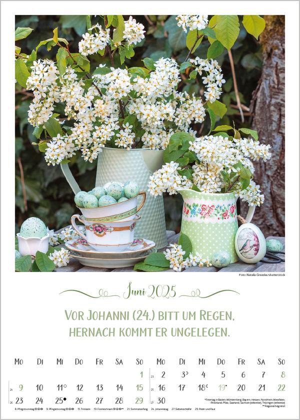 Bild: 9783731876335 | Landleben mit Bauernregeln 2025 | Verlag Korsch | Kalender | 13 S.