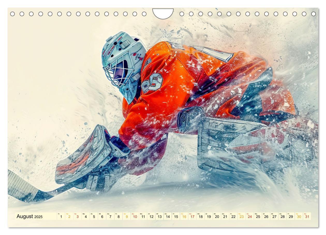 Bild: 9783383776915 | Eishockey - tolle Momente (Wandkalender 2025 DIN A4 quer), CALVENDO...