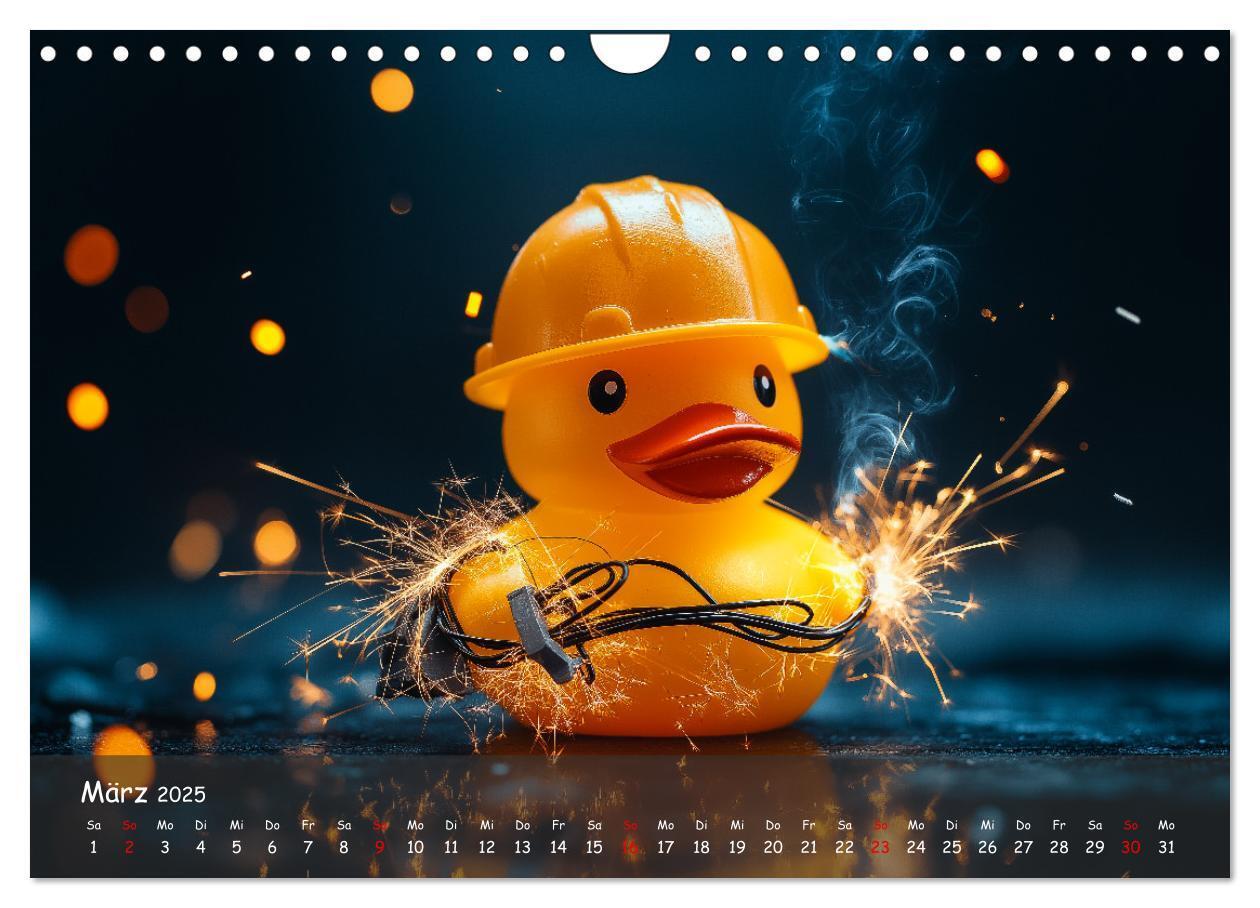 Bild: 9783457206645 | Badeenten Kalender - Quietscheenten in der Berufswelt (Wandkalender...