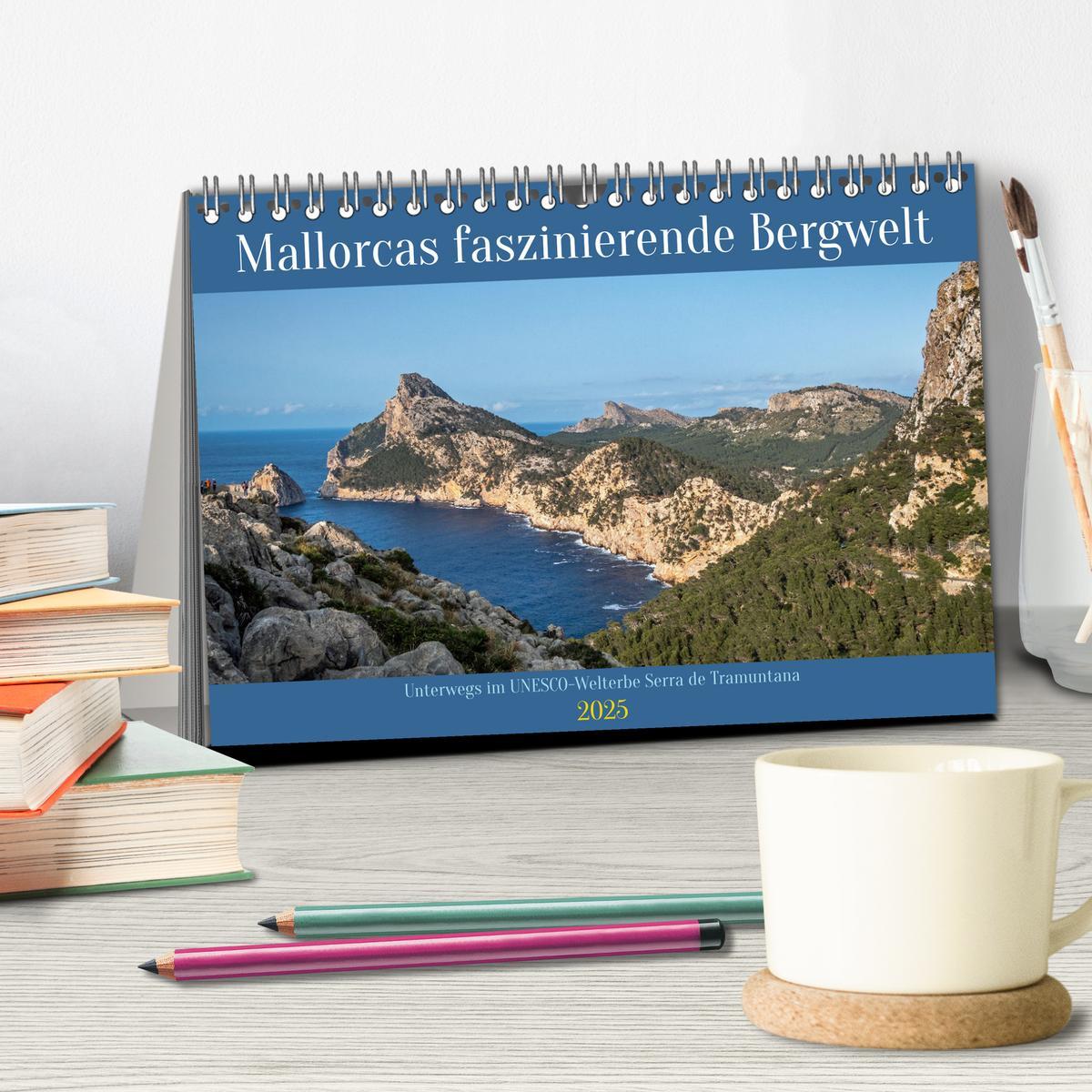 Bild: 9783383898532 | Mallorcas faszinierende Bergwelt (Tischkalender 2025 DIN A5 quer),...