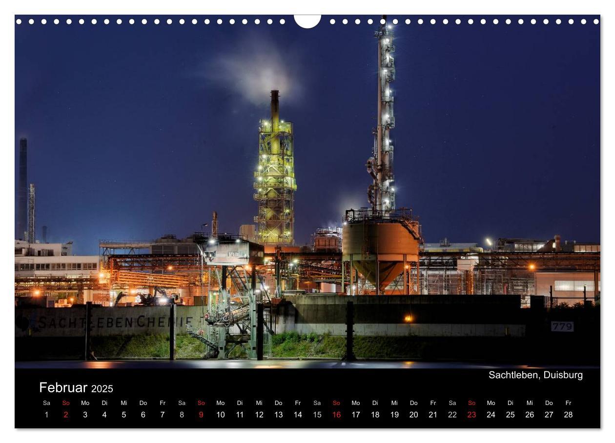 Bild: 9783435730001 | Ruhrlights II - Nachtlichter des Ruhrgebietes (Wandkalender 2025...