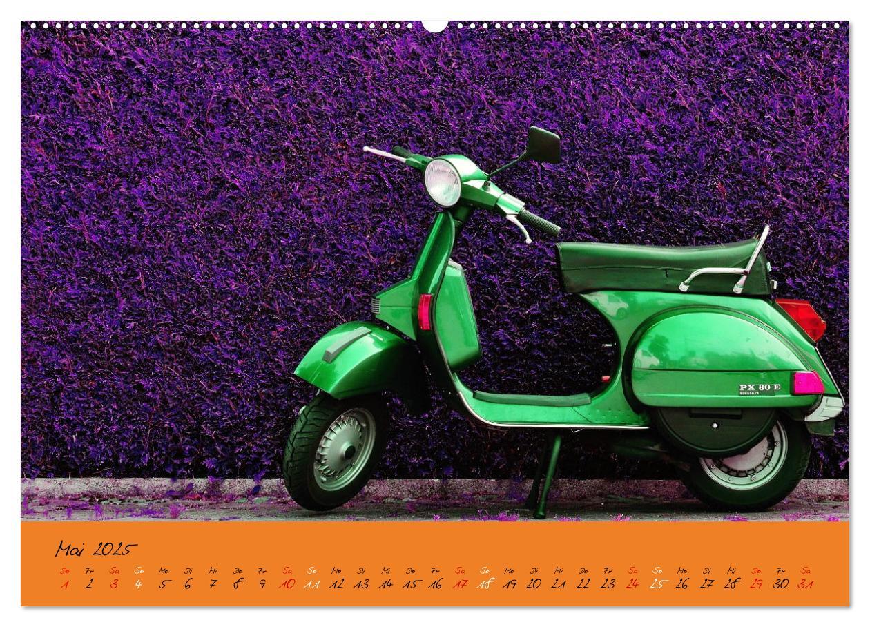 Bild: 9783383976964 | Vespa Liebe (Wandkalender 2025 DIN A2 quer), CALVENDO Monatskalender