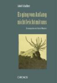 Cover: 9783034009195 | Es ging am Anfang nicht leicht mit uns | Buch | 130 S. | Deutsch